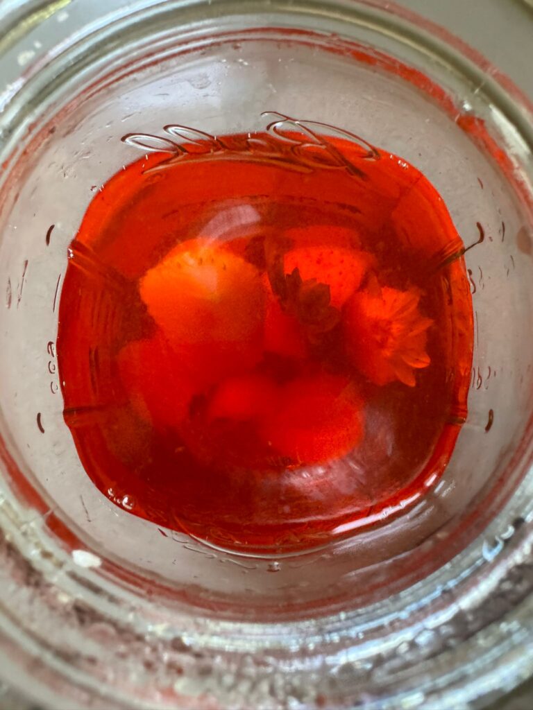 Homemade Strawberry Infused Vinegar